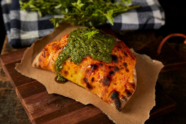 Burrata in Calzone